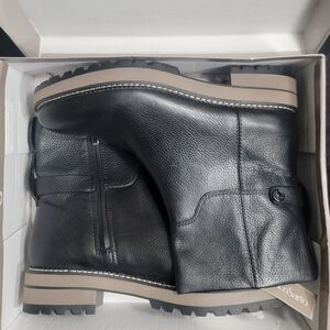 Roalba 2 Black Leather Waterproof Franco Sarto Ankle Boot